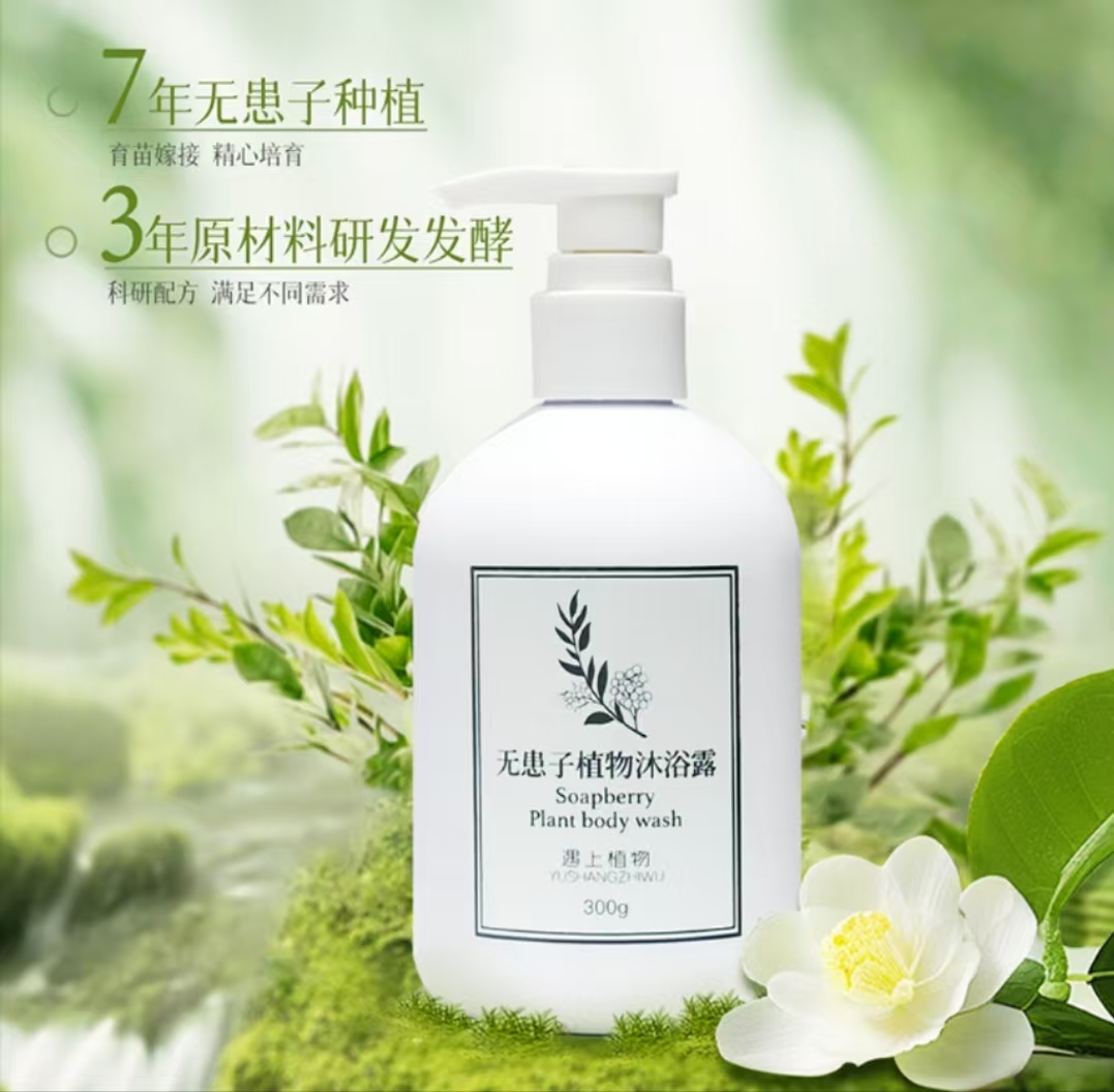 无患子植物沐浴露